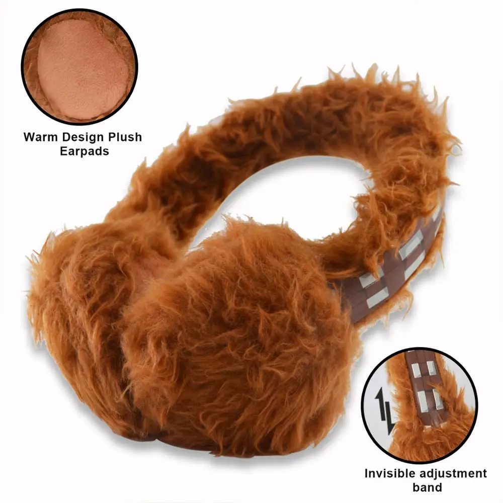 Плюшевые наушники Star War проводные 3 5 мм складные для MP3 плеера ПК рождественские