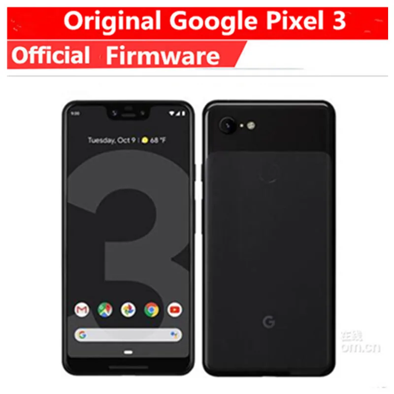 Мобильный телефон Google Pixel 3 Snapdragon 845 Android 9,0 5," FHD 2160x1080 4 Гб ram 128 ГБ rom 12.2мп Fingrprint NFC Qi