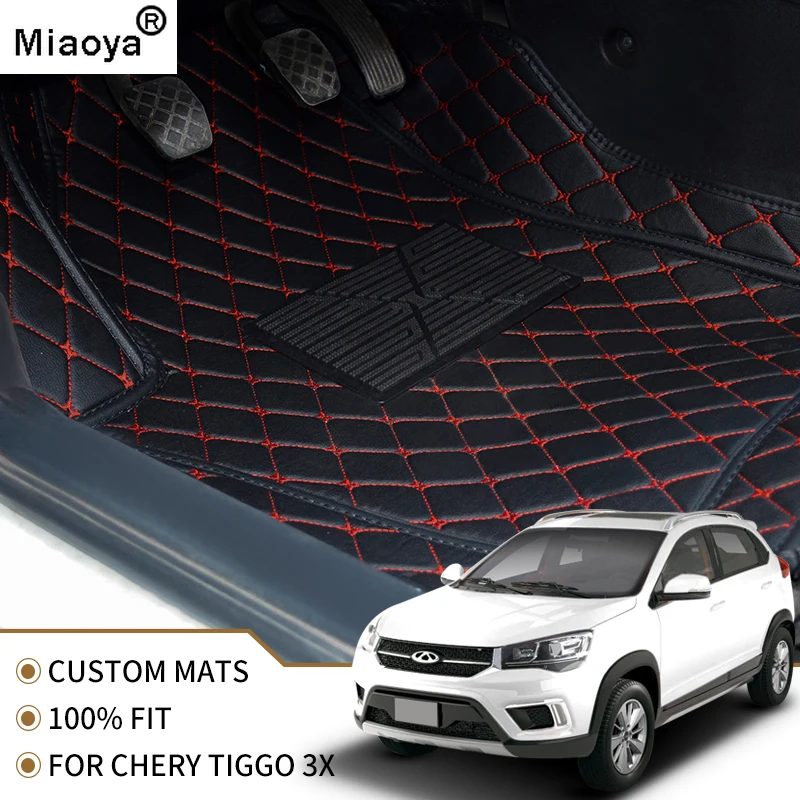 

Кожаный Автомобильный Коврик для вспышки Chery Tiggo 3X 2017 2018 2019