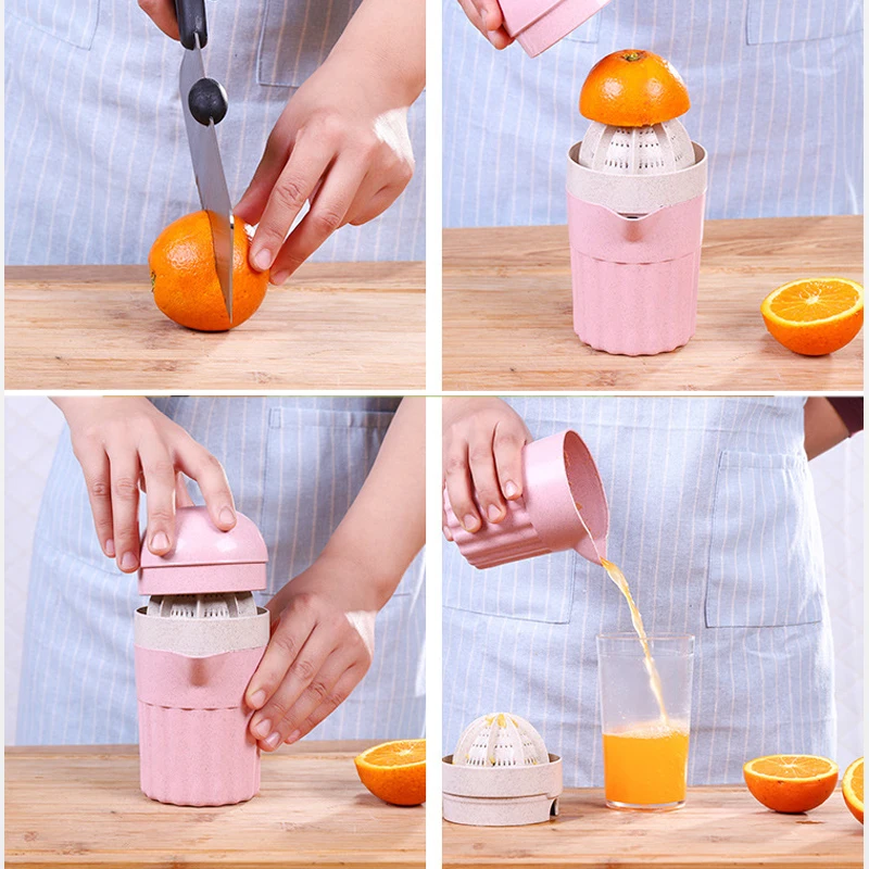 Портативный ручной блендер с соломенной насадкой для сока пластиковый