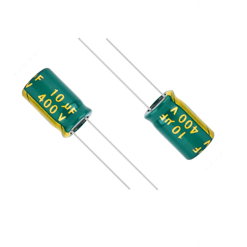 

12pcs/lot 400V 10uf high frequency low impedance 20% RADIAL aluminum electrolytic capacitor 10000NF 20%