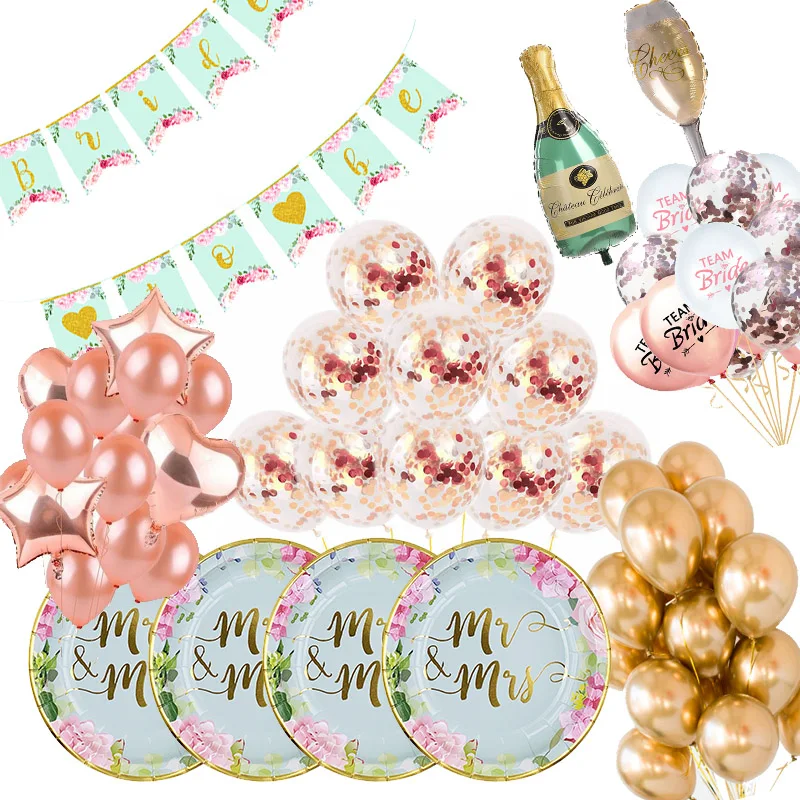 Курица вечерние шар Декор с надписью &quotBride To Be&quot команда Свадебная вечеринка