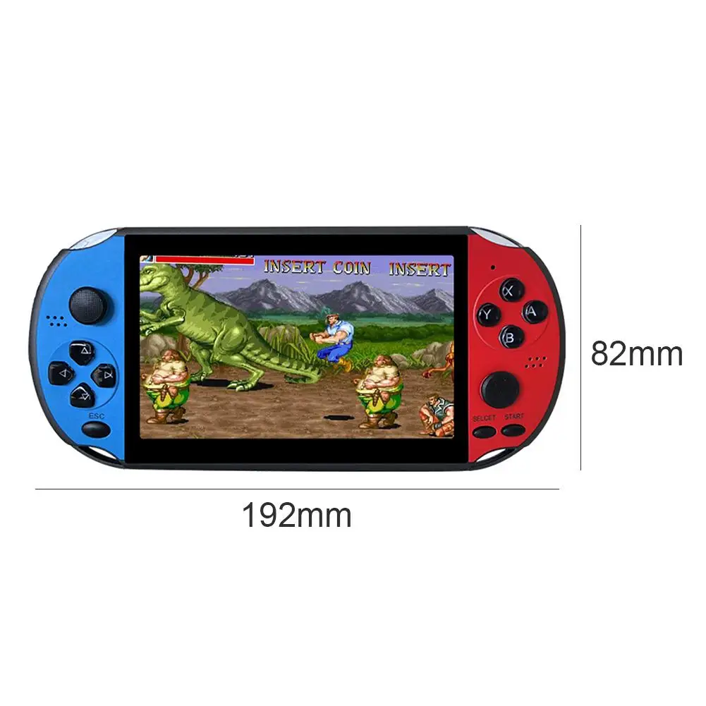 

5.1 Inche Handheld Game Console Built-in More than 2000 Game X12PLUS Support 32GB TF Card Game Console With 1800mA Battery