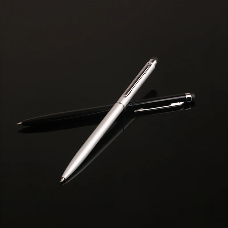metal universal touch screen ball point pen for mobile phone tab handwriting capacitor pen free global shipping
