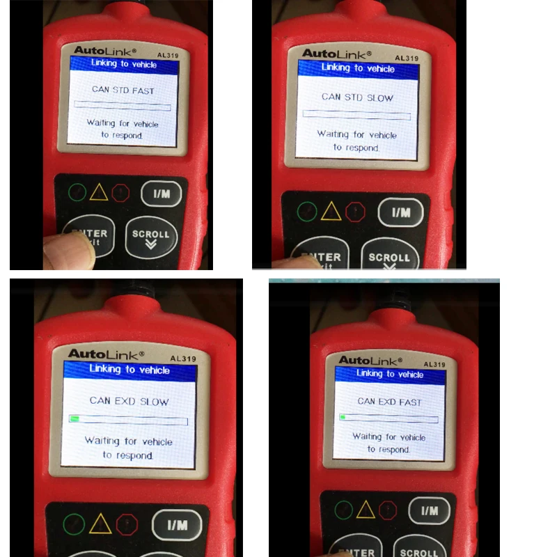 Autel AL319 Автосканер OBD2 автомобильный сканер OBD Автомобильный диагностический инструмент автоматический считыватель кода универсальный инструмент сканирования