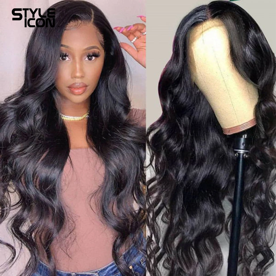 Brazilian Body Wave Lace Front Human Hair Wigs  30 inch Lace Front Wig Remy 13*4 Lace Frontal Closure Wigs For Black Women