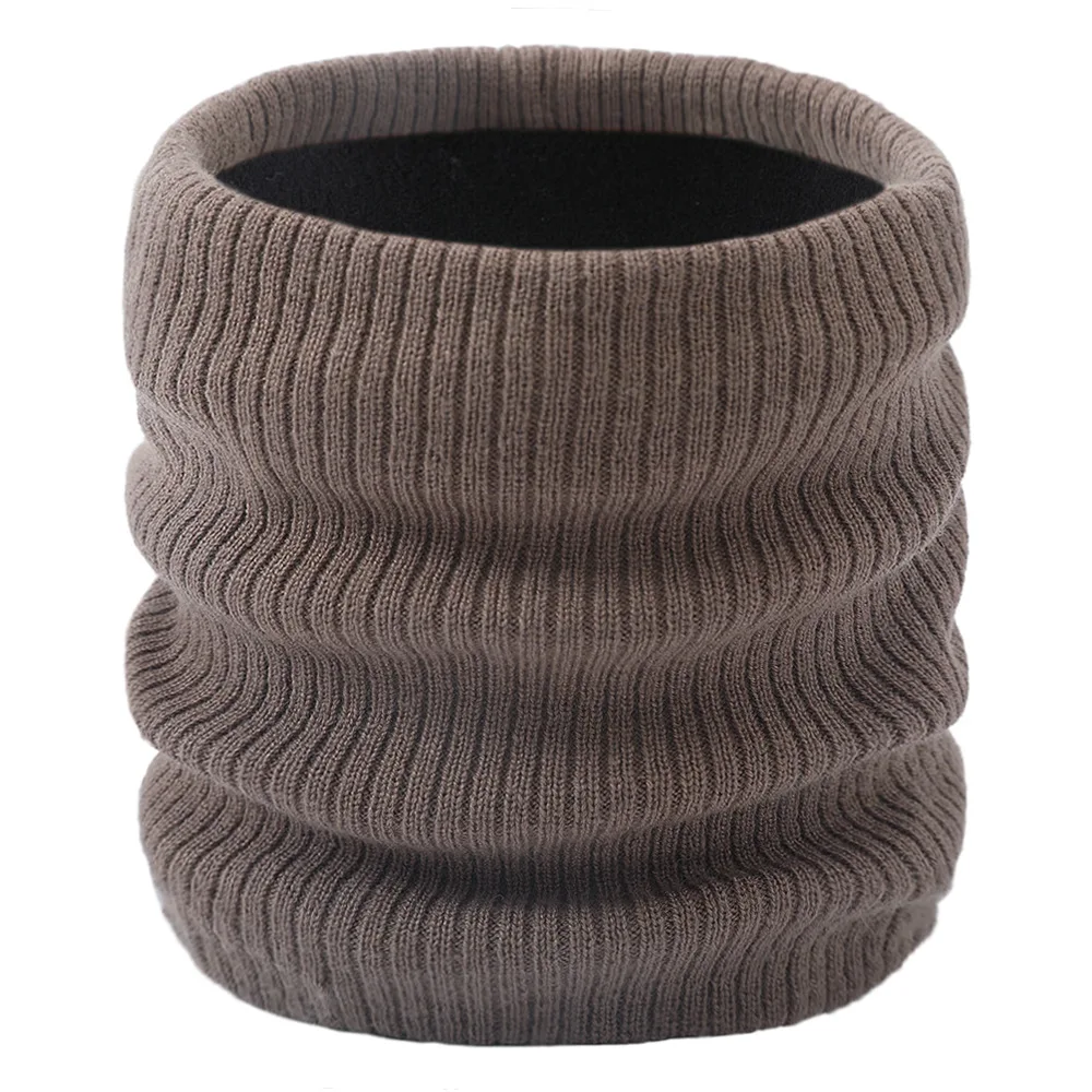 

Зимние вязаные бриллианты для мужчин и женщин, утепленные холоднозащитные глушители, обогреватели для шеи для взрослых