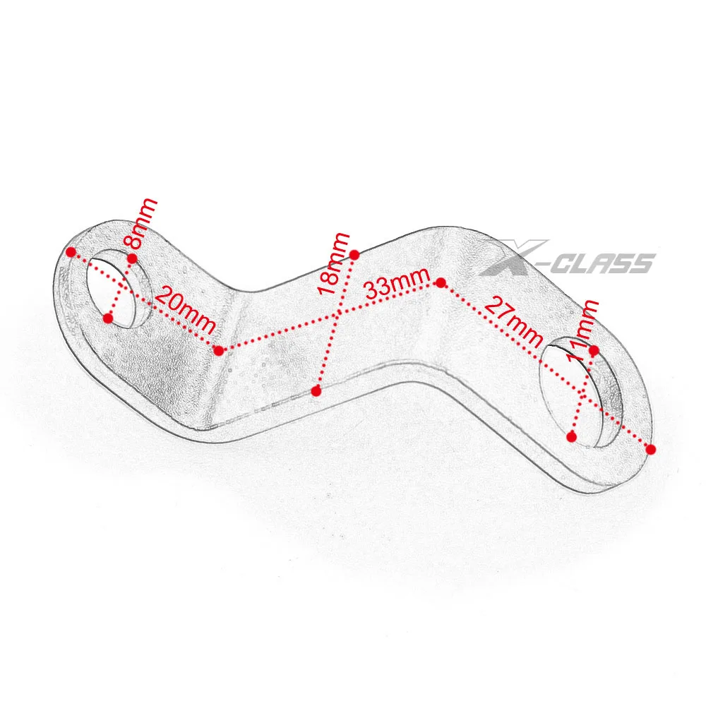 Универсальный удлинитель для зеркал заднего вида мотоцикла кронштейн держатель