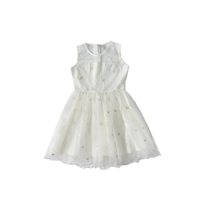 

2020 summer small new Parent-child wear dress women's girl's lace princess mother star net yarn clothing dress gift