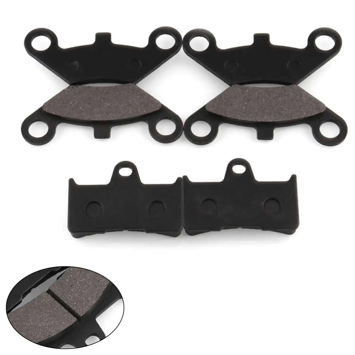 Передние и задние тормоза ATV 4 шт. + 2 полуметаллические дисковые 6 для CF Moto CF500 500CC 600