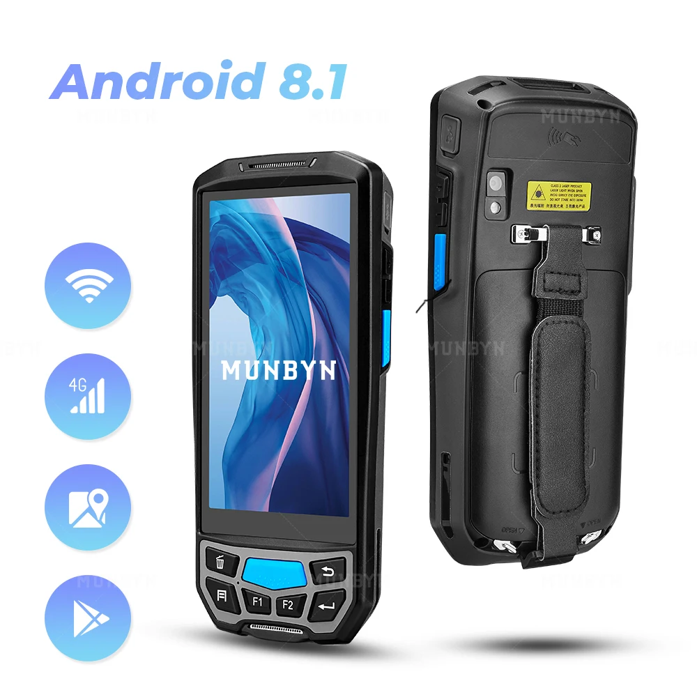 КПК android 7 0 Прочный портативный терминал сбора данных склад логистика 1D 2D сканер