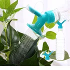 Пластиковая насадка для полива цветов, садовый разбрызгиватель 2 в 1 для бутылок с водой