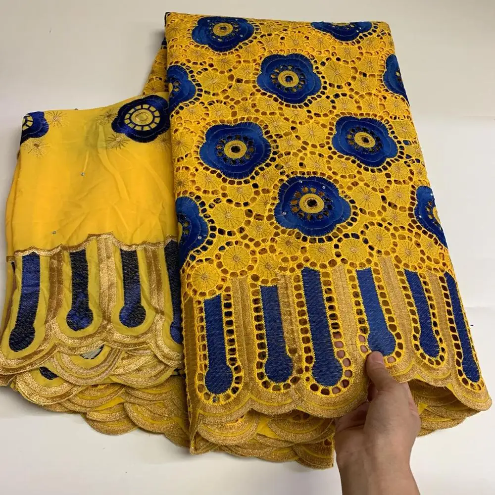 STILL FLY dubai fabric bridal lace with stones hot sale swiss voile in switzerland scarf for women 5+2yards/lot | Дом и сад