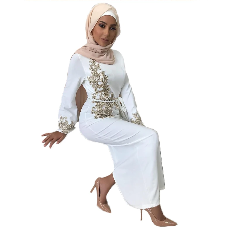 Dubai Muslim Prayer Dress For Women Moroccan Turkey Bangladesh Oman Islamic Clothing Robe Hijab