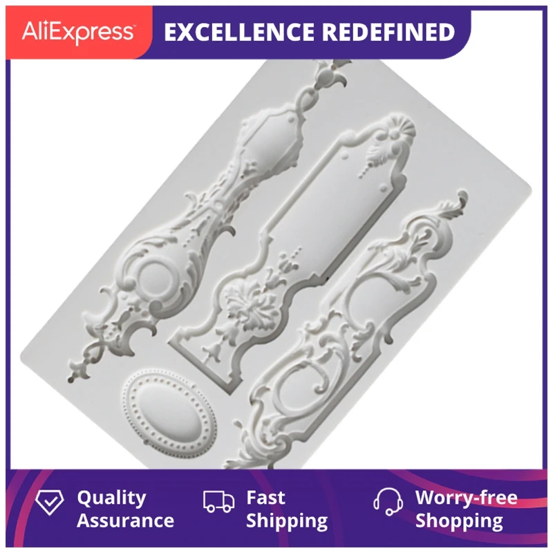 Рамка Силиконовая Форма Fondant Mold торт декоративные инструменты форма для