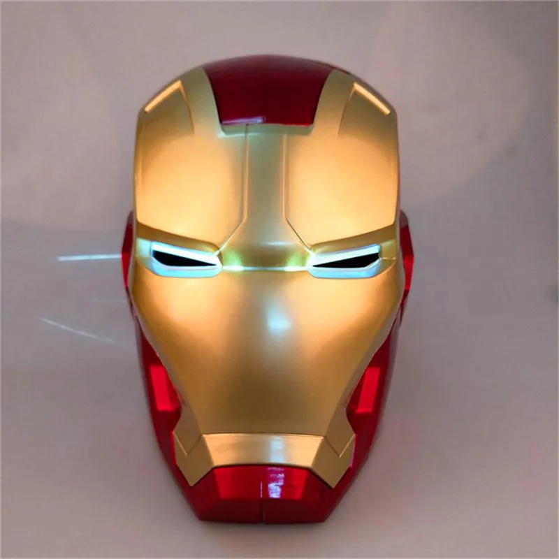Новинка 1:1 маска Железного человека шлем Косплей Tony Stark Marvel супергерой сенсорная