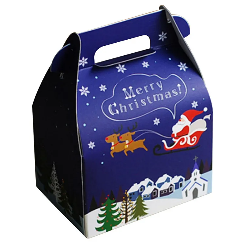 5 шт. Рождественская Подарочная коробка DIY декоративная упаковочная сумка яблоко