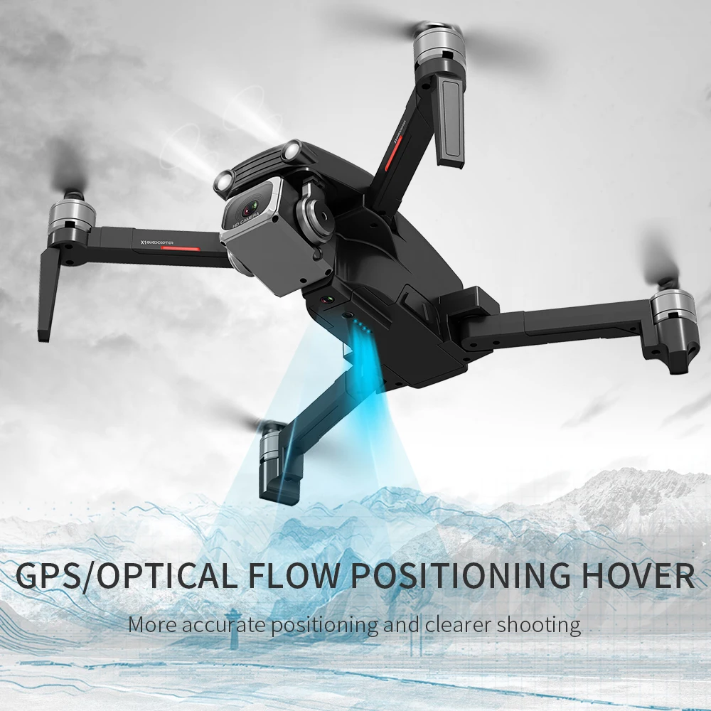 Квадрокоптер Радиоуправляемый 4K GPS Wi Fi FPV HD ESC|Радиоуправляемые вертолеты| |
