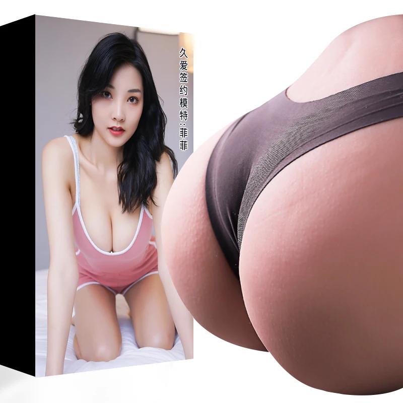 New 3D Realistic Big Ass Sex Doll Half Body Torso Masturbation For Men Real Skin Adult Products Big Ass Vagina Anal Sex