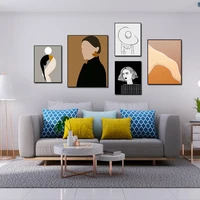 abstract scandinavia gallery canvas painting figure posters prints interior nordic wall art pictures for living room home decor
