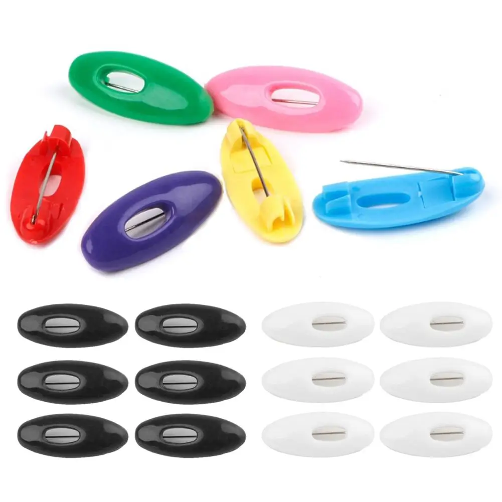 6 шт. модный пластиковый шарф булавки броши мусульманский хиджаб булавка