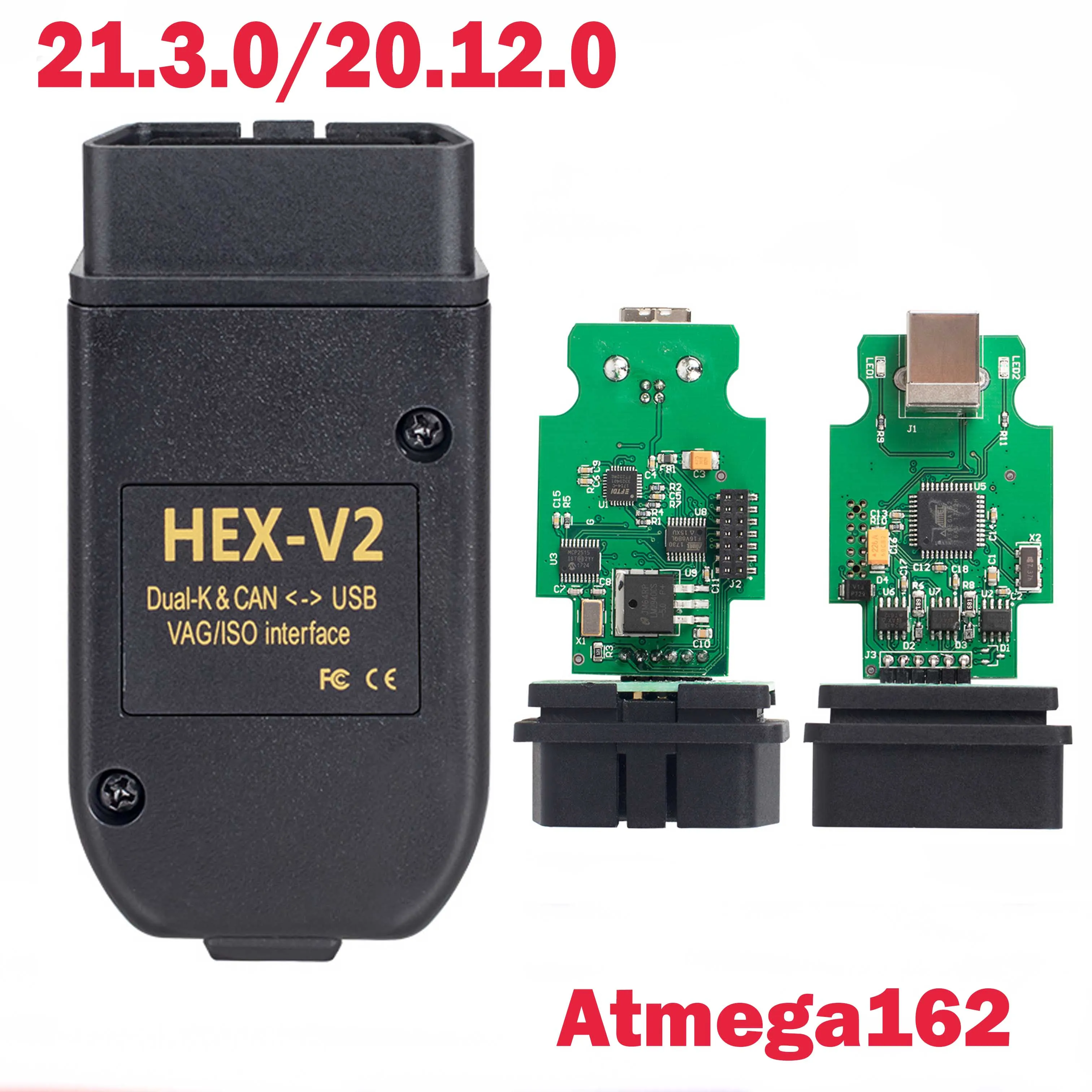VAGCOM 21 3 VAG COM 20.4.2 HEX CAN USB интерфейс для VW AUDI Skoda Seat 20 12 ATMEGA162 + 16V8 FT232RQ многоязычный |