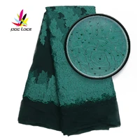 fabric french lace teal green african nigerian stone tulle lace fabrics 2019 high quality elegant lace for nigeria bride wedding