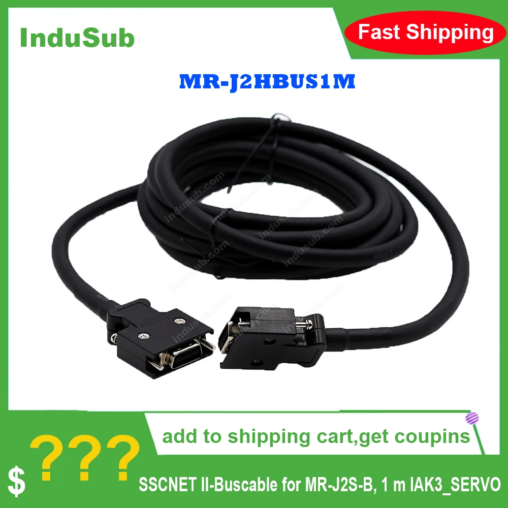 

Кабель связи MR-J2HBUS1M Стандартный Серводвигатель 1 м