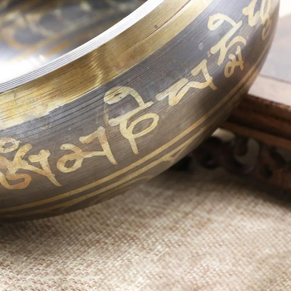 

Tibetan Singing Bowl Buddhism Meditation Bell Hammered Sacrifice Sacred Dharma Monks Lama Nepal Yoga Healing Spiritual Tool Gift