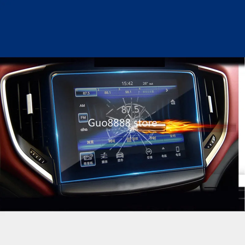 

Для автомобильного экрана навигатора GPS Maserati Levante, наклейки, аксессуары, пленка из закаленного стекла для автомобиля