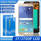 ЖК-дисплей 5,5 дюйма для SAMSUNG Galaxy J7 2015, J700, J700F, J700M, J700H, Super AMOLED, сенсорный экран, дигитайзер, запасные части