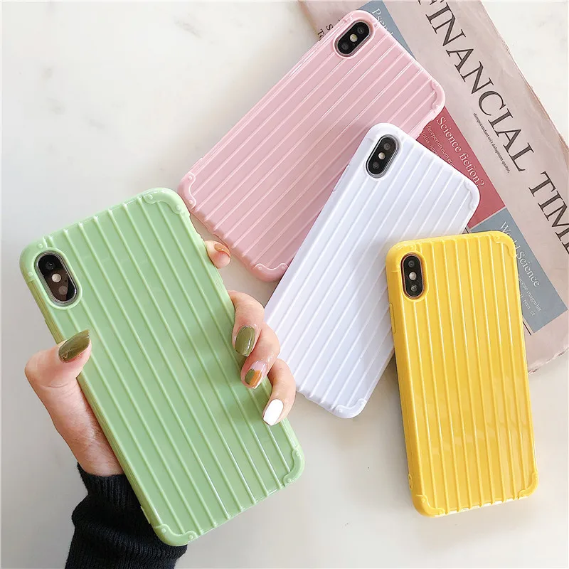 Мягкий чехол карамельного цвета из ТПУ для телефона Iphone 11 Pro Max XR 6 6s 7 8 Plus X Xs