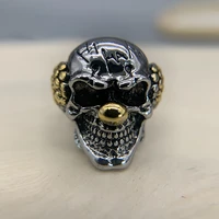 new retro style skull ring soldier the joker face design ring funny clowns man as for friend men ring jewelry wholesale price