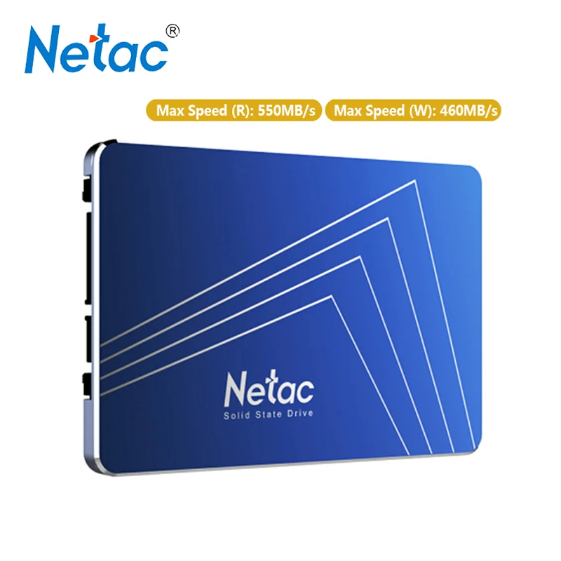 Netac N600S Внутренний твердотельный диск SSD 2 5 &quot720 gb 1 ТБ TLC 550 МБ/с. SATA III Синий HDD