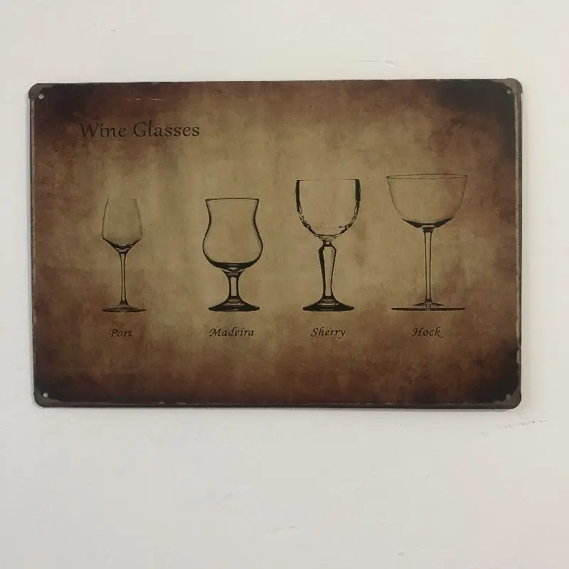 [Luckyaboy] винтажные металлические жестяные знаки для бокалов дома бара паба гаража