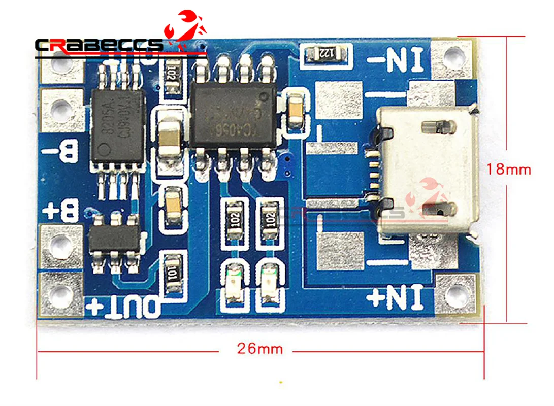 Tp4056/TC4056dual Function 5 в 1A 18650 литиевая батарея зарядная плата модуль зарядного