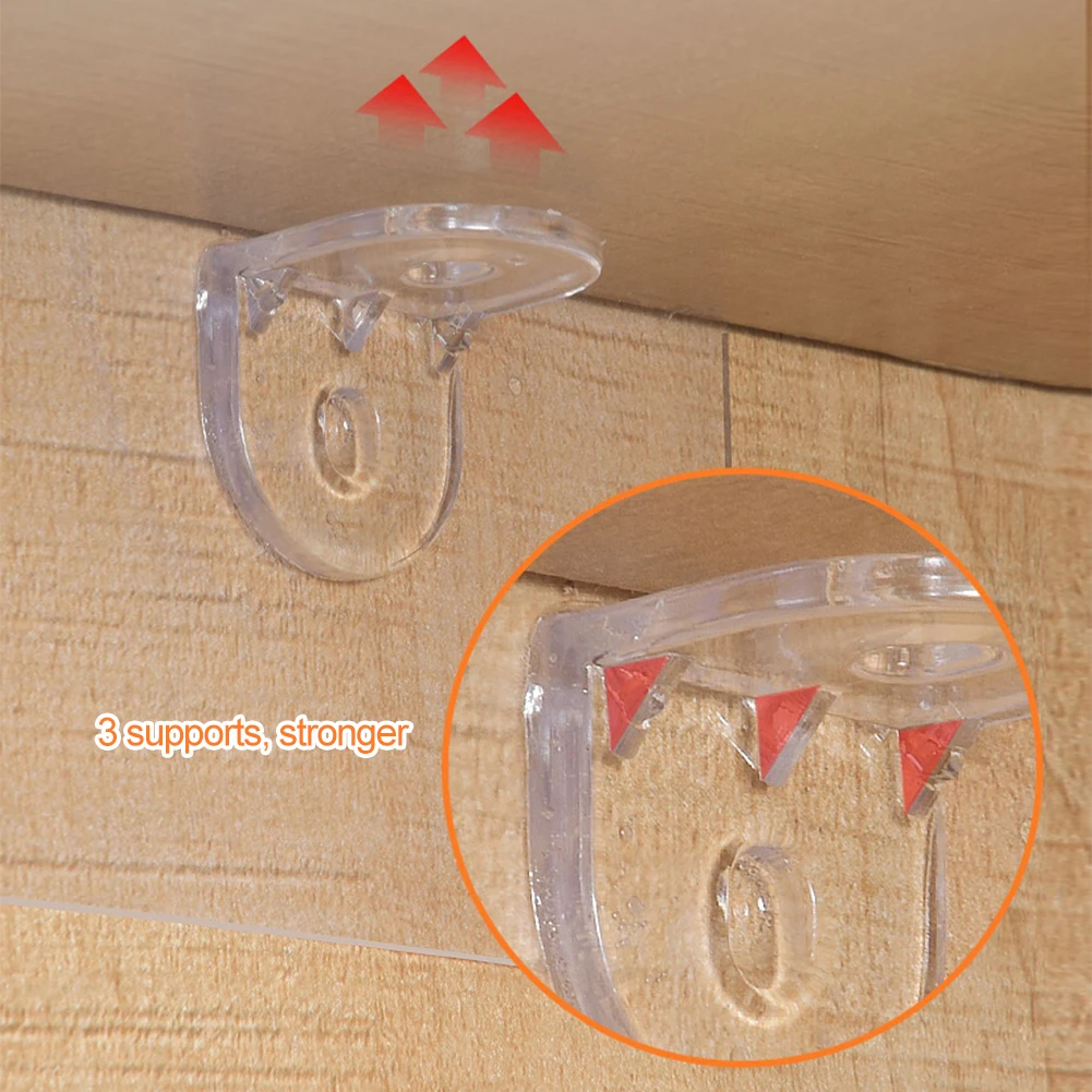 10 шт 5 кг полка гардероба вспомогательные крюки доска Ванная комната Кухня шкаф