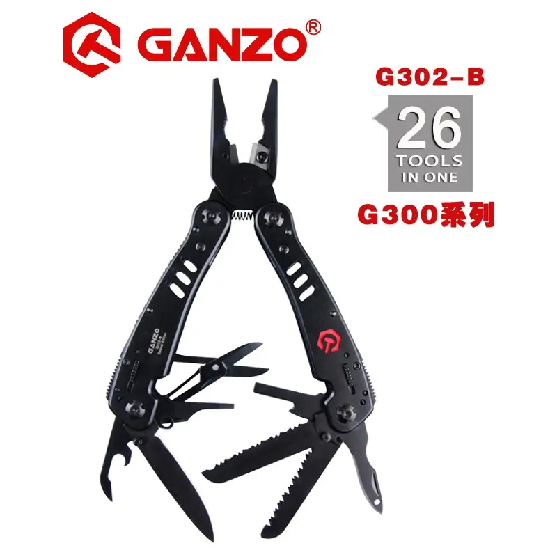 Ganzo G300 серия G302-B G302-H многофункциональные плоскогубцы 26 инструмент в 1 набор