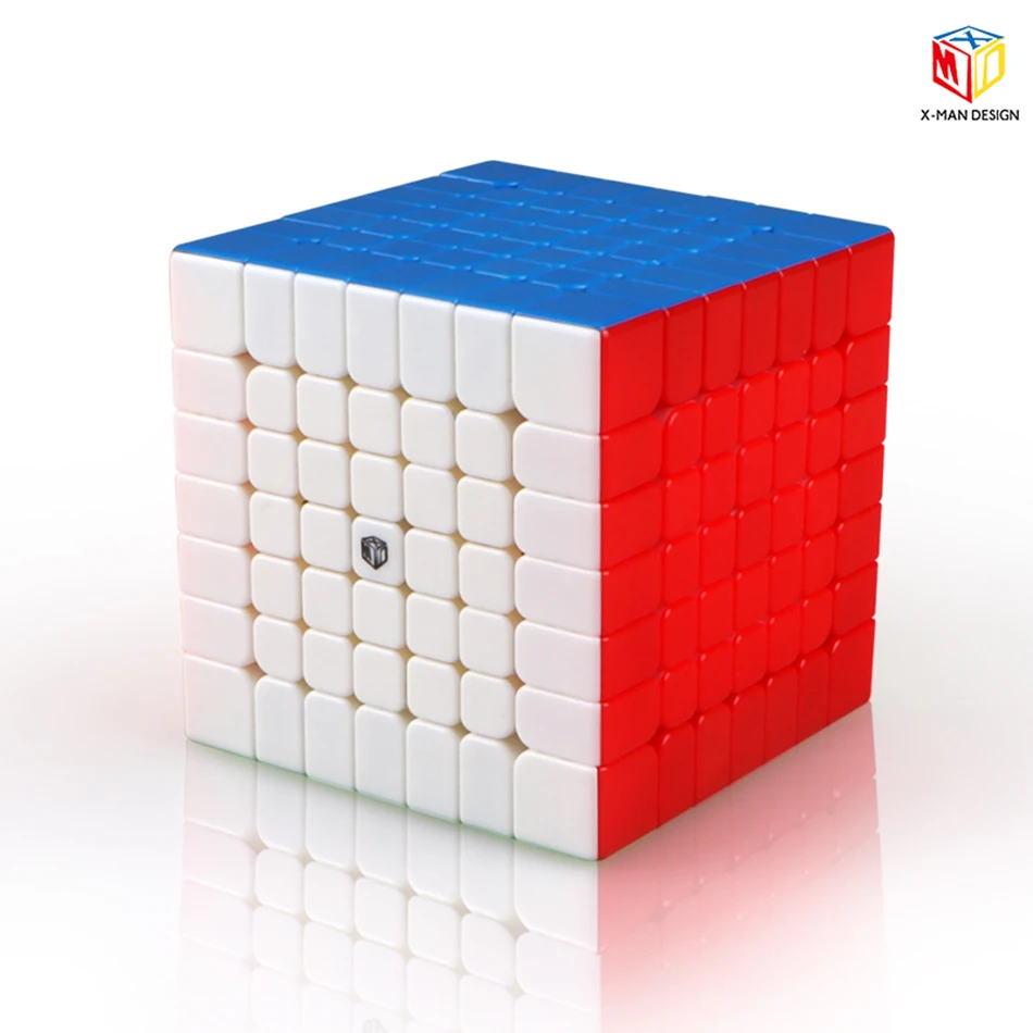 Qiyi X Man Design Spark M 7x7x7 волшебный Магнитный куб профессиональные магниты 7x7 скоростной