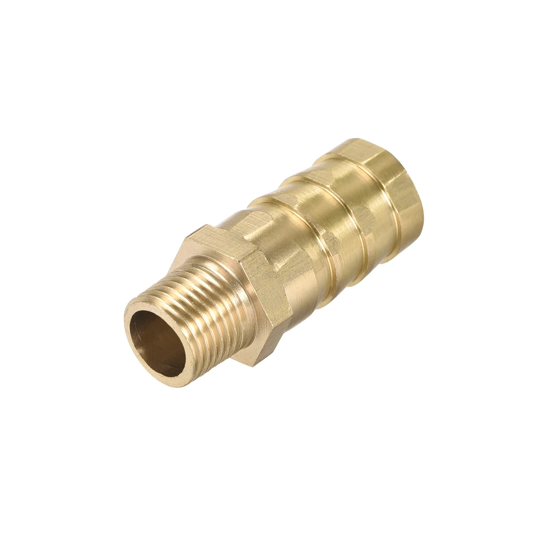

uxcell Brass Barb Hose Fitting Connector Adapter Barbed X Male Pipe 12mm Barb 12pcs