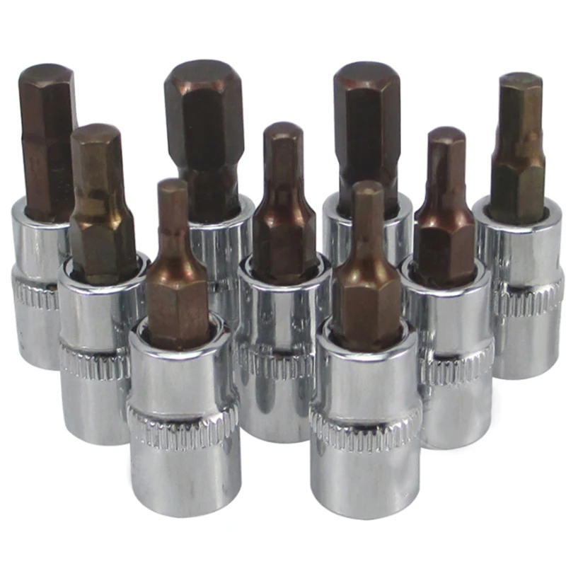 

37mm 1/4 Dr Hex Allen Key Bit Socket Tools Sizes Optional High Quality Hot Sale