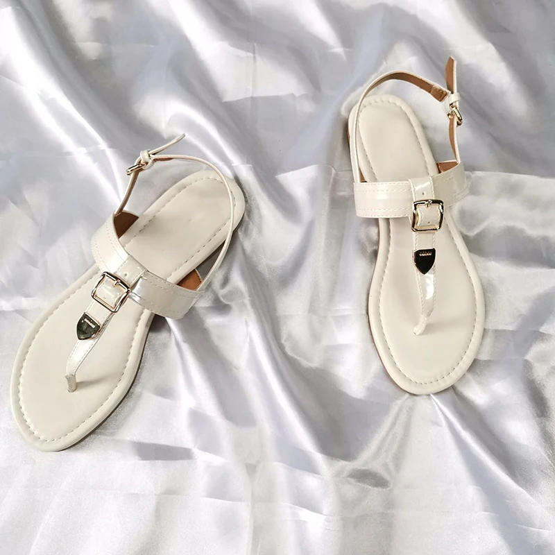 

Женская обувь с пряжкой и ремешком, однотонная Повседневная модная обувь на плоской подошве