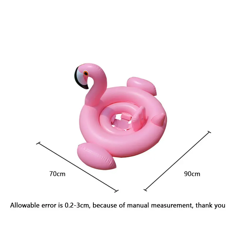 Летнее Детское сиденье для плавания с фламинго лебедем безопасное Надувное