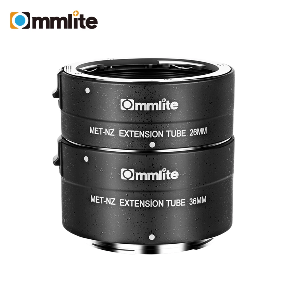 

Commlite CM-MET-NZ Автоматическая макро удлинительная трубка 26 мм + 36 мм Замена для Nikon Z6/Z7/Z50/Z7II/Z6II Z-Mount объектив камеры