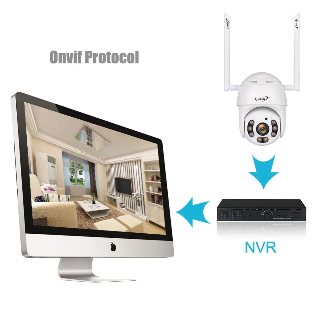 Full HD 1080P WiFi IP камера беспроводная Wi-Fi PTZ наружная скоростная купольная CCTV камера безопасности приложение ICSee поддержка двухстороннее аудио