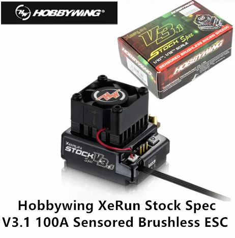 Hobbywing XeRun сток спец V3.1 100A ESC сенсорный бесщеточный конкурс для 1/10 1/12 масштаб по бездорожью RC Touring Buggy