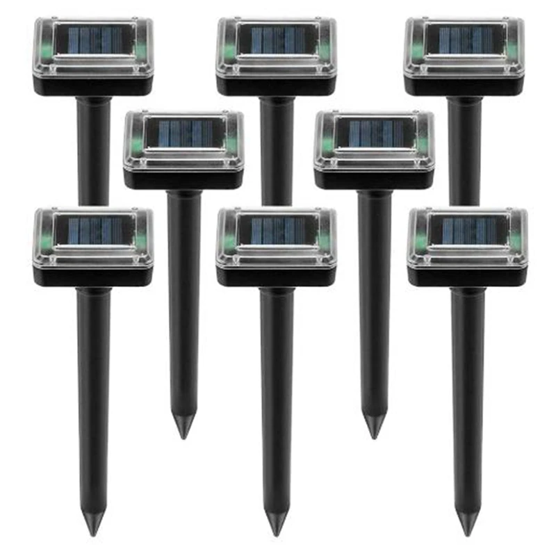 8 шт репеллент от моли Открытый Солнечный звуковой Отпугиватель средство гаферов