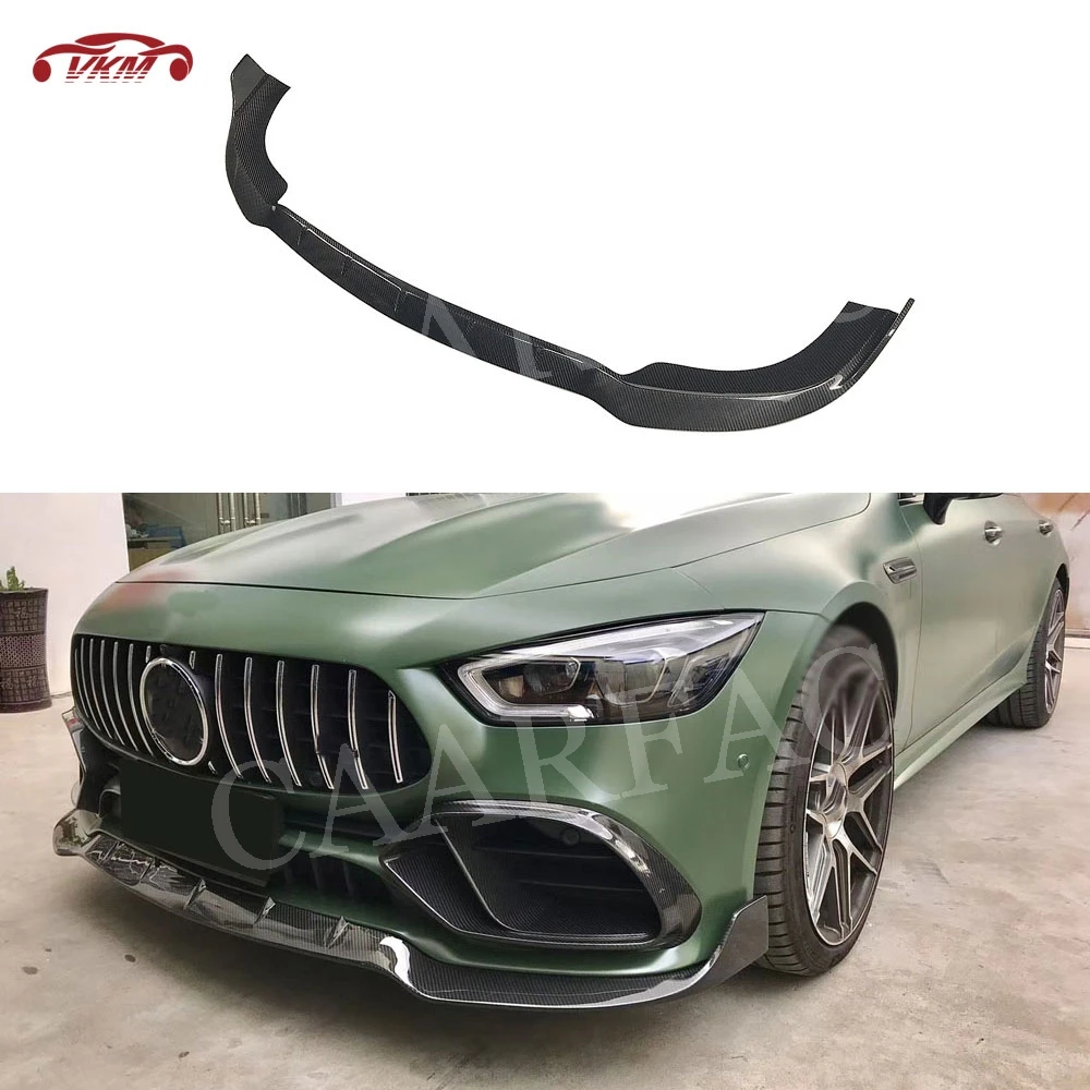 Сухой спойлер для подбородка из углеродного волокна Mercedes Benz AMG GT50 GT53 GT43 2019 2020 B