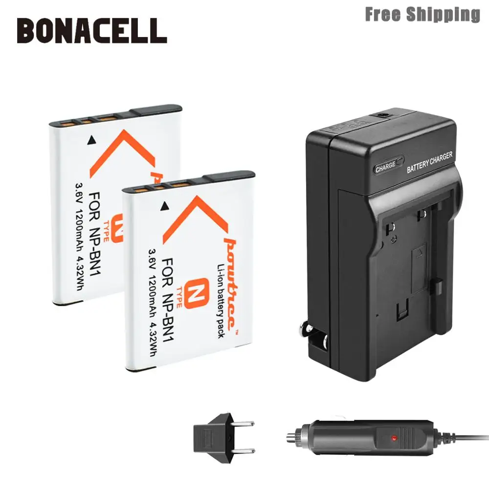 Bonacell 1200 мА/ч, NP-BN1 NP BN1 NPBN1 Камера Батарея+ Зарядное устройство для sony TX9 WX100 TX5 WX5C W620 W630 W670 TX100 L50