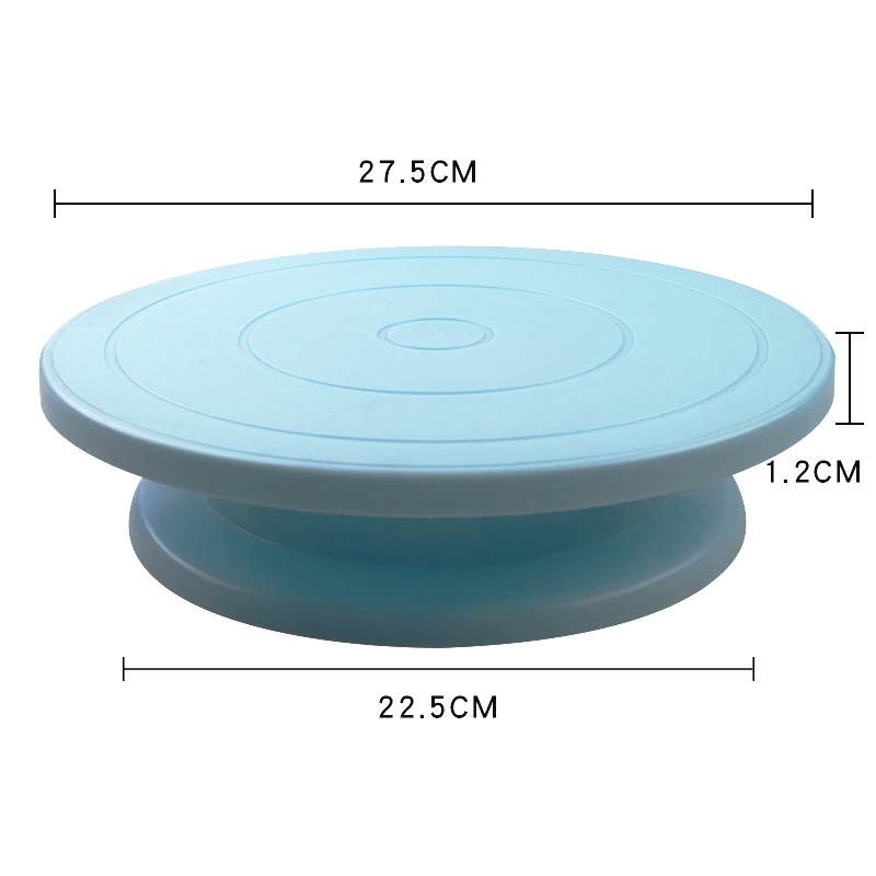 

10 Inch Cake Turntable Rotating Anti-skid Round Cake Stand Cake Decorating Tools Cake Rotary Table Kitchen DIY Pan Baking Tools
